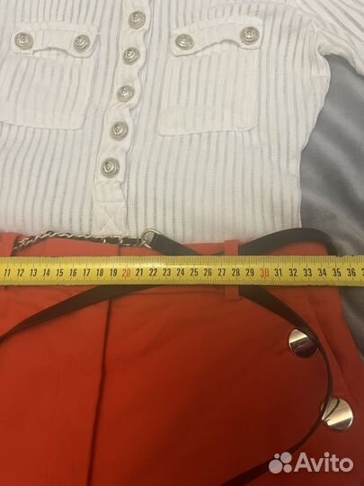 Блуза balmain, боди, шорты и лоферы