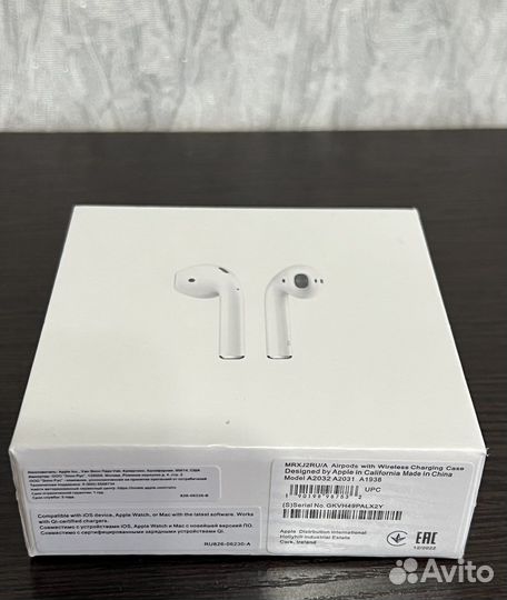 Наушники Apple Airpods 2