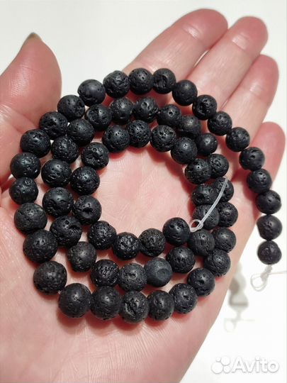 Бусины Лава 