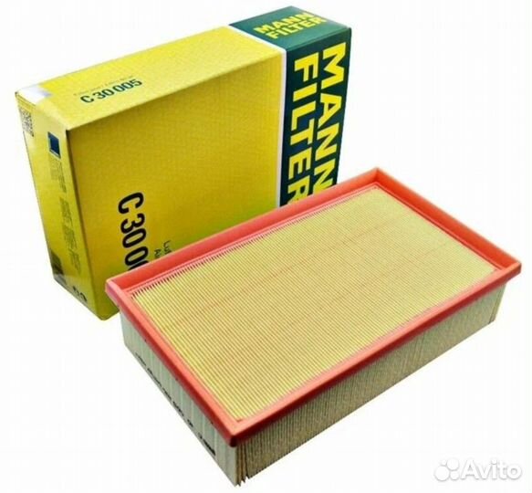 Фильтр воздушный mann c30005(для VAG 1.8 2.0)