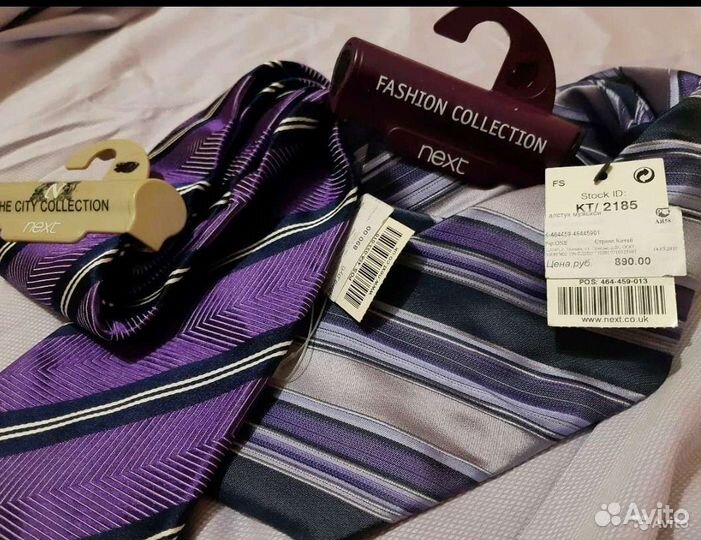 Галстуки,шелк, Next. Новые,с бирками
