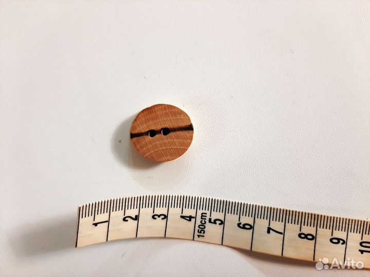 Пуговицы деревянные. Цена за 10 штук