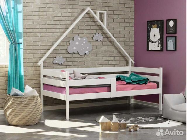 Софа берёза с бортиком Домик для малыша