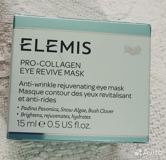 Elemis pro collagen eye revive mask маска для глаз