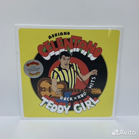 Adriano Celentano - Teddy Girl (LP) yellow vinyl