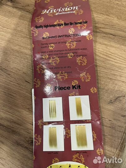 Волосы на заколках. Трессы