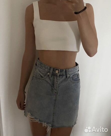 Юбка джинсовая Abercrombie