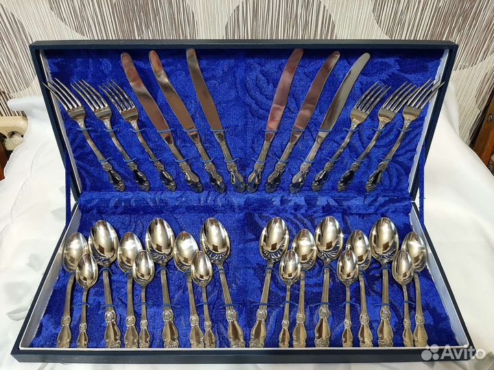 Мельхиор. Набор столовых приборов