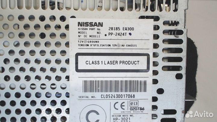 Магнитола Nissan X-Trail (T30), 2004