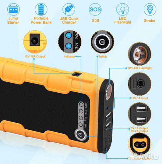 Пускозарядное устройство Jump Starter