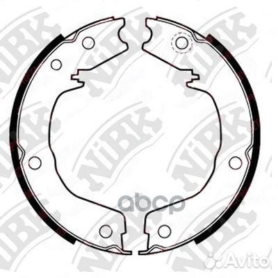 Колодка тормозная барабанная FN0626 NiBK