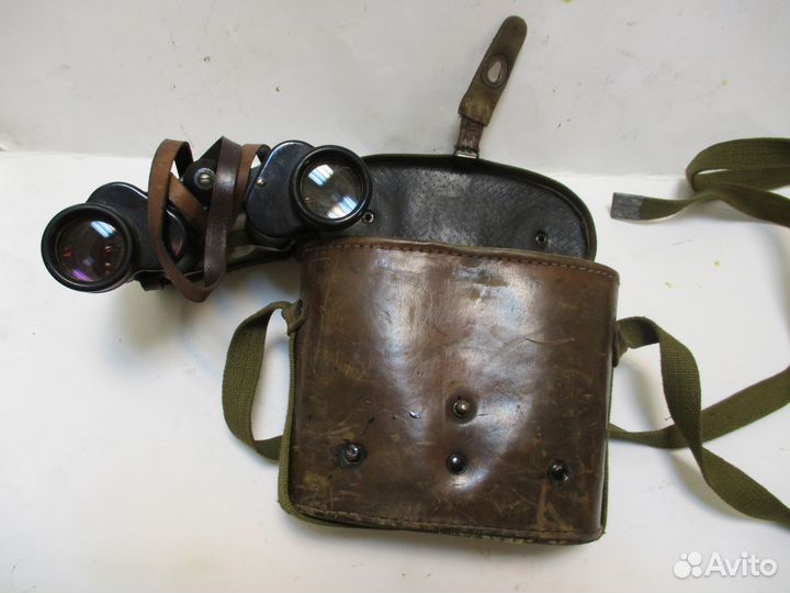 Бинокль полевой 6х30 СССР со шкалой