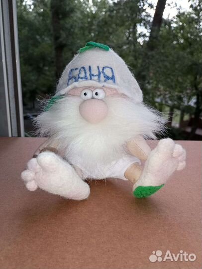 Кукла сувенир, оберег, хозяин бани