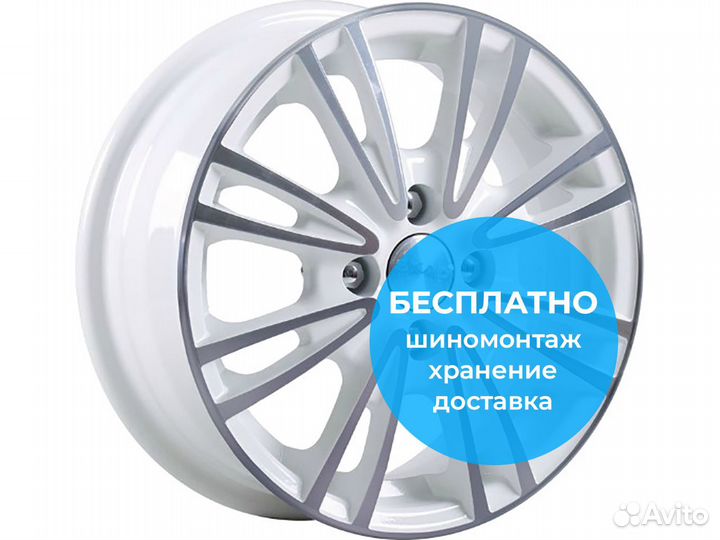 R15 4x100 6J ET38 D67,1 Скад Пантера Алмаз-белый