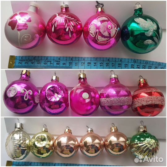 Елочные игрушки советские СССР