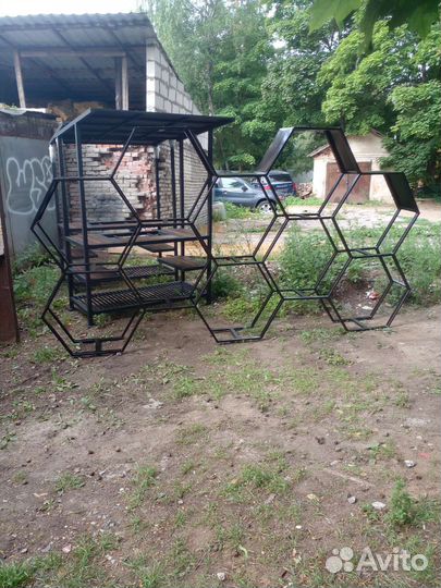 Дровница уличная