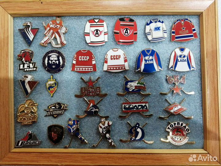 Значки хоккейные