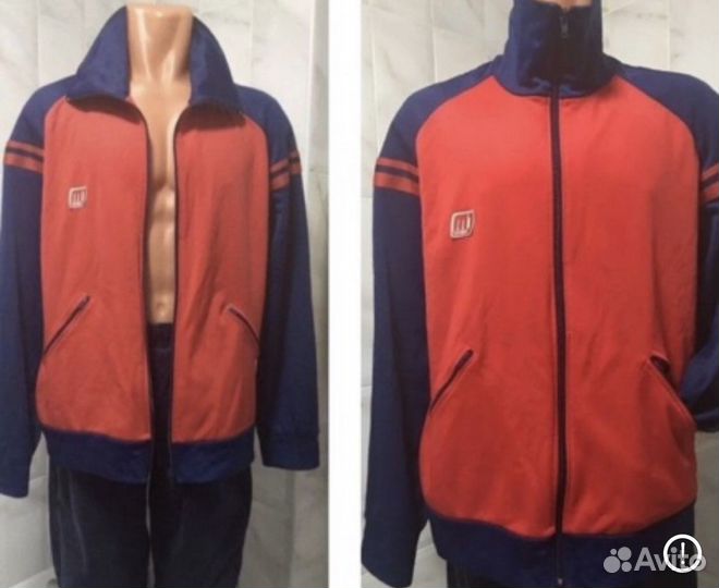 Костюм спорт куртка шорты Adidas винтаж ретро