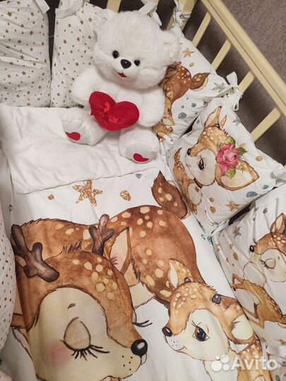 Бортики в детскую кроватку