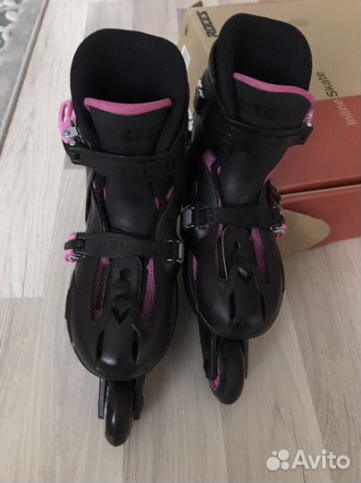 Роликовые коньки разм 30-35 раздвижные Rokis