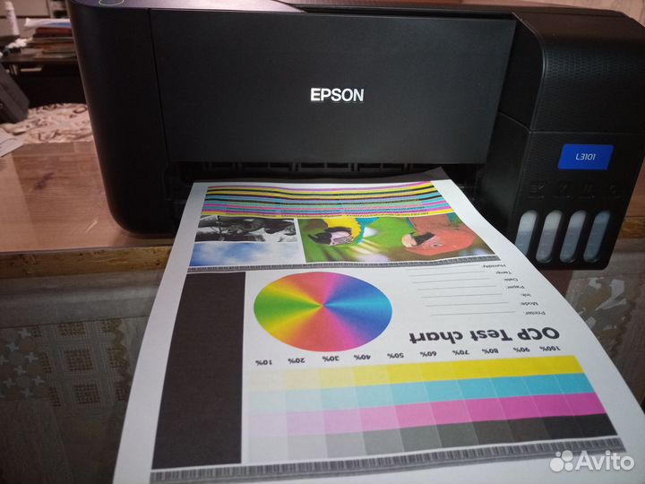 Мфу струйное Epson L3101 с снпч отличное состояние