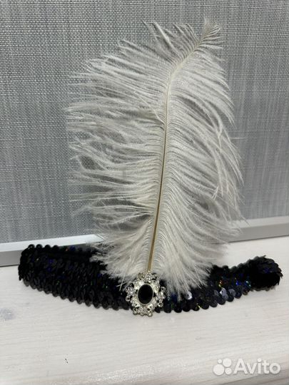 Повязка на голову в стиле Гэтсби