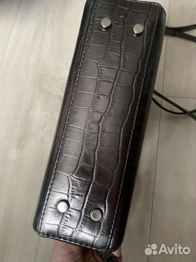 Сумка натуральная кожа через плечо