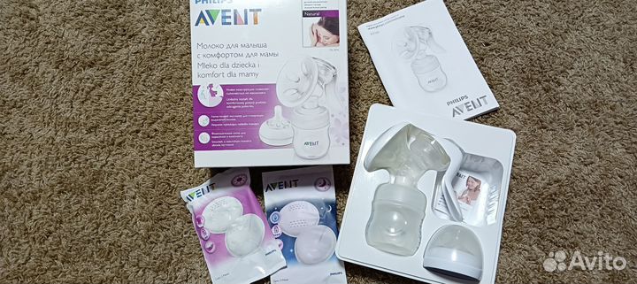 Молокоотсос avent ручной