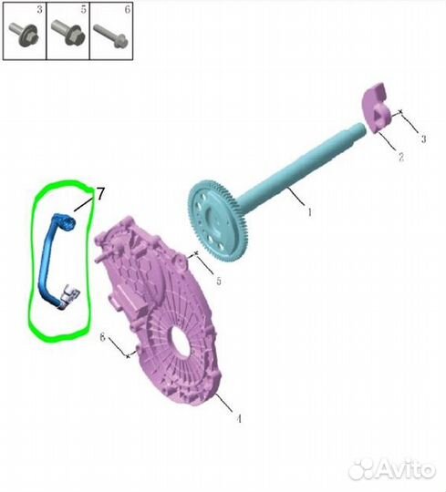 Шланг вентиляции картерных газов Geely Coolray