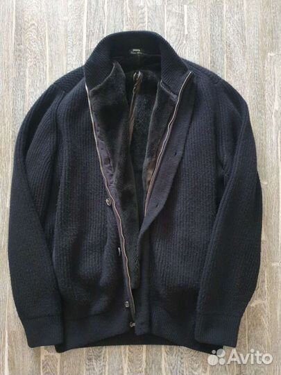 Cesare Attolini оригинал куртка кофта на меху муж