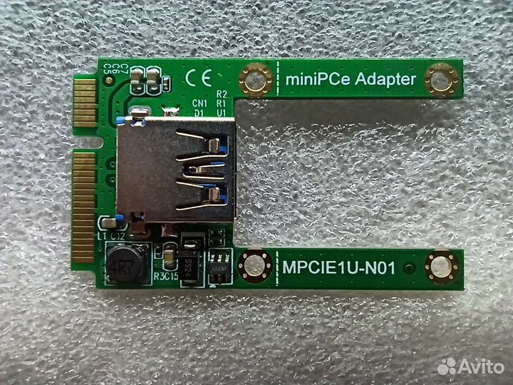 Mini pci-e на USB 3.0 1U-N01 адаптер