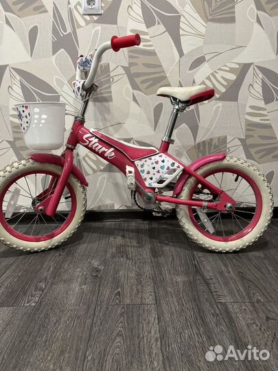 Велосипед Stark'20 Tanuki 14 Girl розовый/белый