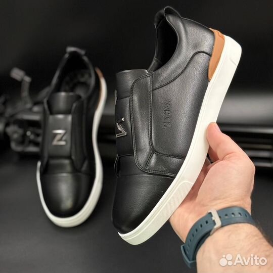 Слипоны мужские Zegna