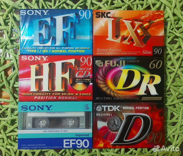 Аудиокассеты новые запечатанные оригинал