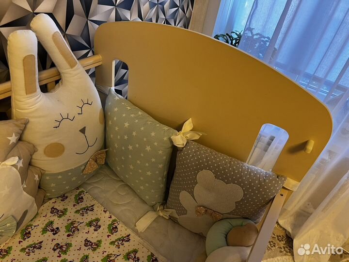 Бортики в детскую кроватку