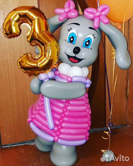 Воздушные шары, гелиевые шары, фигуры из шаров