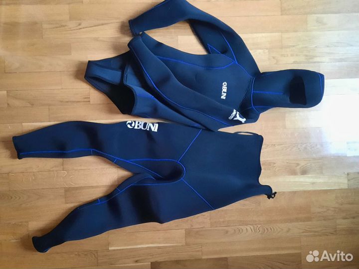 Гидрокостюм для фридайвинга женский 7mm