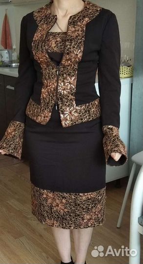 Костюм юбка и топ