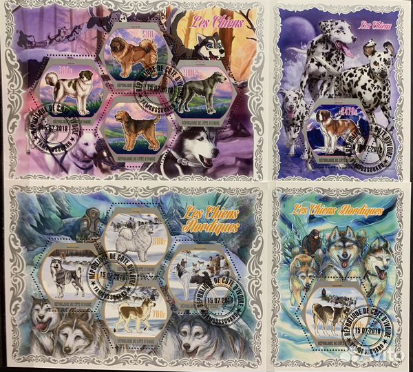 Почтовые марки Собаки ч.2