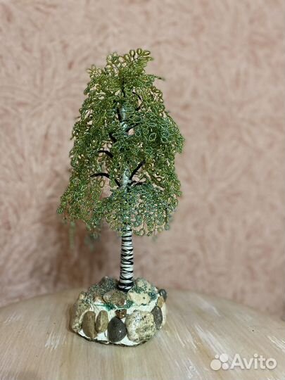 Деревья из бисера