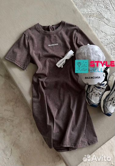 Balenciaga платье мини варенка (замок на спине)