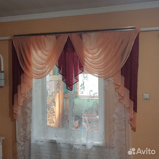 Ламбрикены и тюль