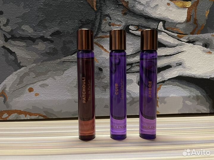 Molinard patchouli, cuir, amber