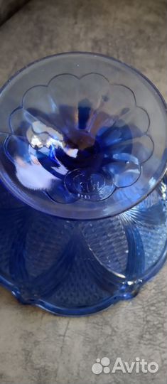 Ваза для фруктов на ножке СССР