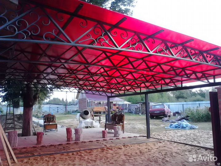 Навес для дачи