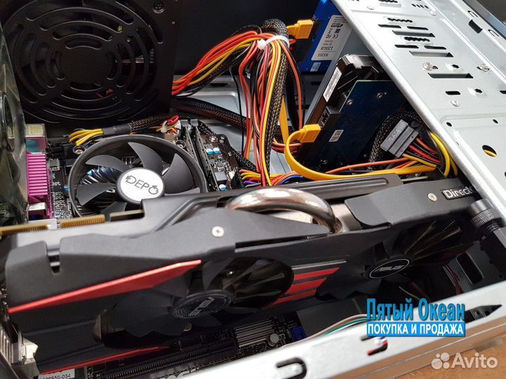 Пк Core i3-4170, RAM 8Gb, Radeon R9 280 3Gb