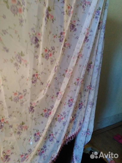 Продам нежные шторы на кухню или веранду