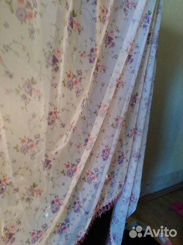 Продам нежные шторы на кухню или веранду