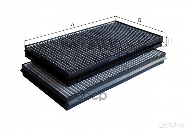 Фильтр салона угольный BMW 5,6,B5 JKR7161;JLR71