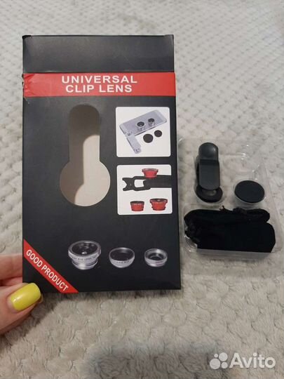 Линза на смартфон увеличительная